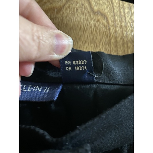 Vintage Anne Klein Pure Silk Button-up Skirt Black Polka Dots Size 12 Flowy NWT - Picture 11 of 16